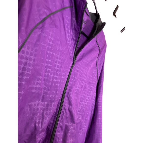 Vintage Everlast 90s Patterned Windbreaker Jacket Women’s Large Zip Up Retro - Picture 3 of 6